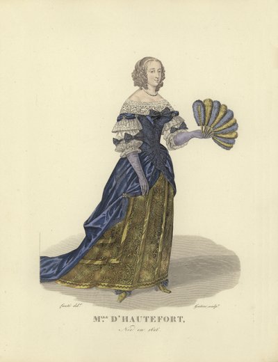 Marie de Hautefort, ulubieniec króla Francji Ludwika XIII autorstwa French School