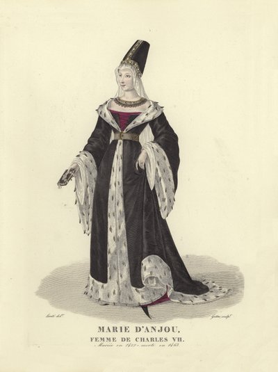Maria Andegaweńska, żona króla Francji Karola VII autorstwa French School
