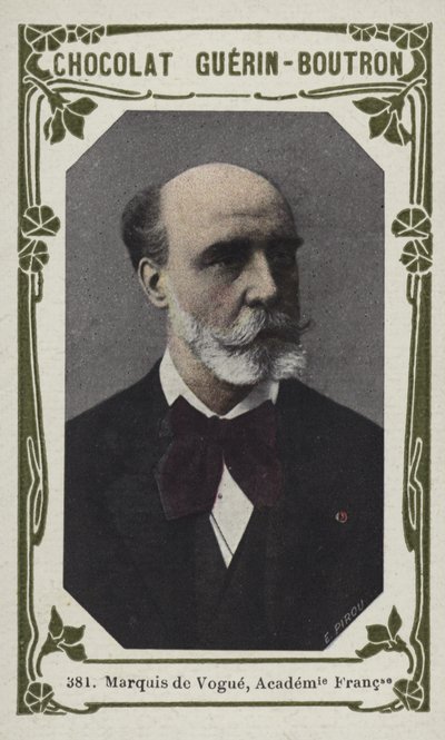 Markiz de Vogue, Akademia Francuska (kolorowe zdjęcie) autorstwa French School