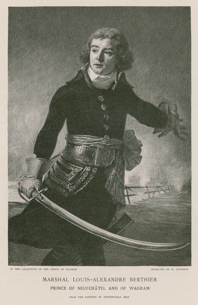 Marszałek Louis-Alexandre Berthier autorstwa French School