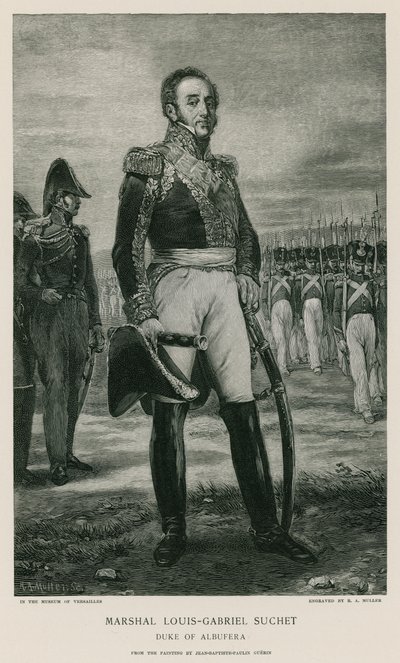 Marszałek Louis-Gabriel Suchet autorstwa French School