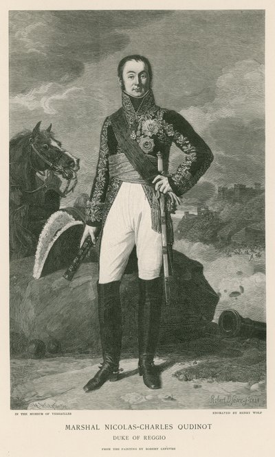 Marszałek Nicolas-Charles Oudinot autorstwa French School