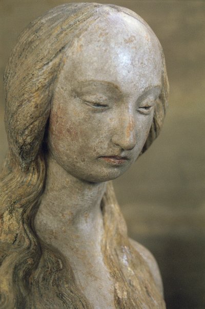 Maria Magdalena, koniec XV wieku (kamień polichromowany) (patrz także 248111, 248112 i 252686) autorstwa French School