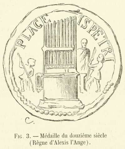 Medal XII w. Panowanie Anioła Aleksego (rycina) autorstwa French School