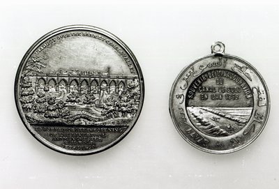 Medal upamiętniający otwarcie Kanału Sueskiego, 1869 (metal) autorstwa French School