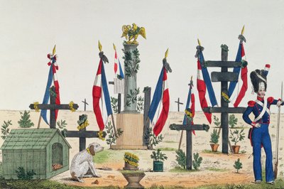 Medor, wierny pies Luwru, ok.1831 autorstwa French School