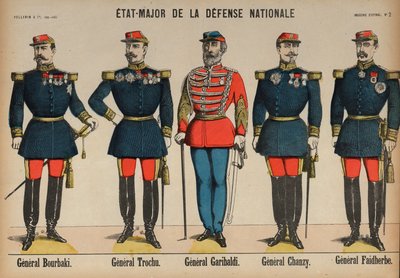 Członkowie Sztabu Generalnego Armii Francuskiej podczas wojny francusko-pruskiej autorstwa French School