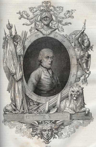 Michael Friedrich Benedikt baron von MELAS (1729-1806), feldmarschal - - Nowa encyklopedia narodowa Maurice