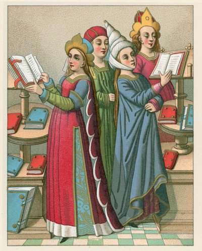 Kostium średniowiecza autorstwa French School