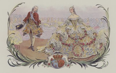 Menuet (kolor lito) autorstwa French School