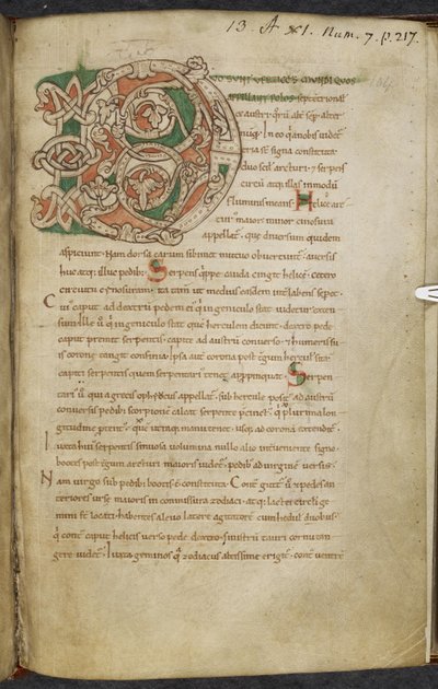 Różne prace z dziedziny informatyki i astronomii, Royal MS 13 A XI autorstwa French School