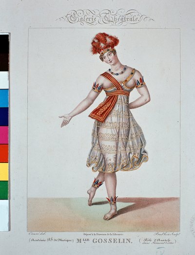 panna Gosselin, balet autorstwa French School