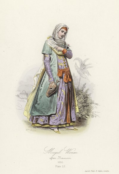 Kobieta Mogul autorstwa French School
