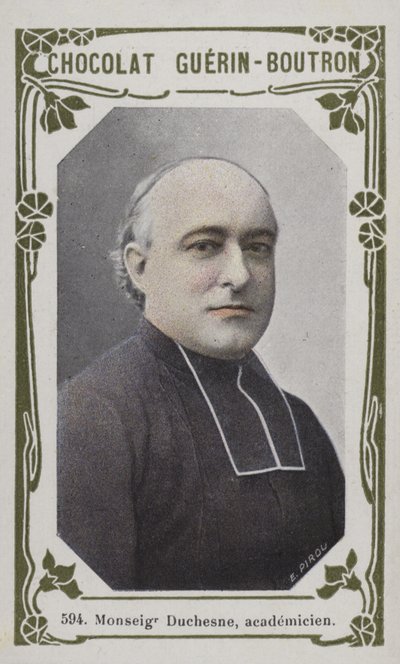 Monseigneur Duchesne, akademik (kolorowe zdjęcie) autorstwa French School