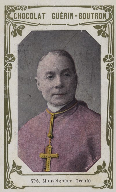 Monseigneur Grente (kolorowe zdjęcie) autorstwa French School