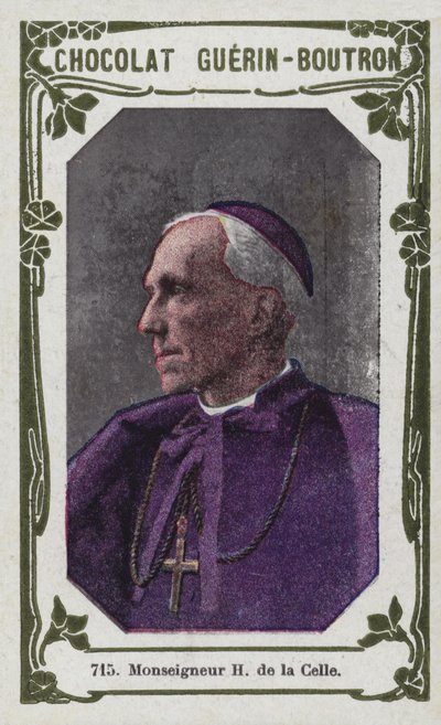 Prałat H de la Celle (kolorowe zdjęcie) autorstwa French School