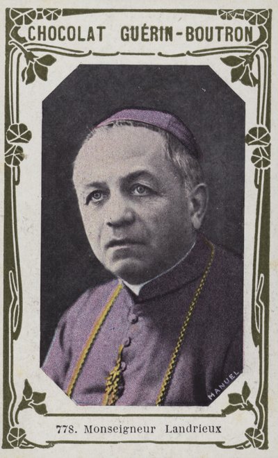 Monseigneur Landrieux (kolorowe zdjęcie) autorstwa French School