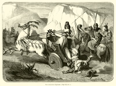 Mort de Antiochus Epifanes (rycina) autorstwa French School