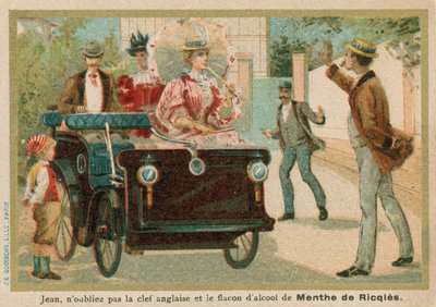Scena motoryzacyjna autorstwa French School
