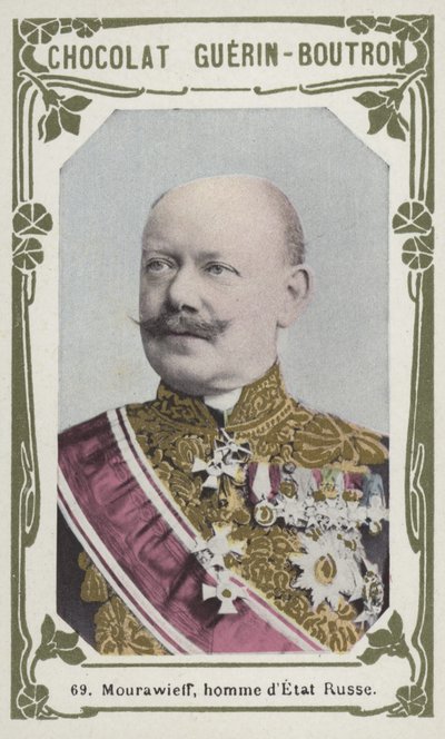 Mourawiew, rosyjski mąż stanu (kolorowe zdjęcie) autorstwa French School