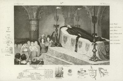 Żałoba po śmierci Ludwika XII we Francji, 1515 autorstwa French School