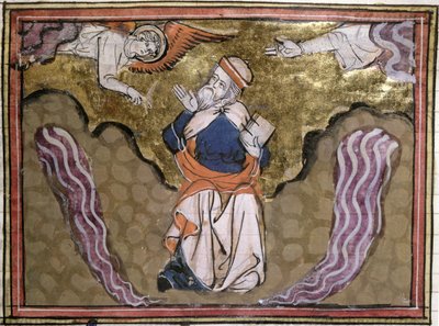 Ms 21 Prorok Ezechiel, miniatura z Historii biblijnej autorstwa French School