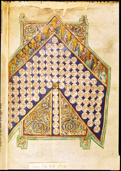 Ms 476 fol.233 Strona z Biblii autorstwa French School