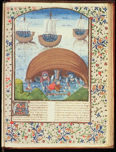 Pani Hunter 371 f.147r Los Seleukosa, z Upadku książąt, autorstwa Giovanniego Boccaccio (1313-75) 1467 autorstwa French School