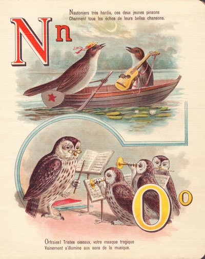 NO: słowik, nawigacja, sowa, orkiestra autorstwa French School