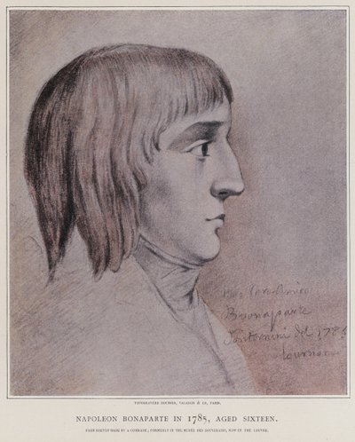 Napoleon Bonaparte w 1785 r. autorstwa French School