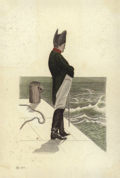 Napoleon I (litografia kolorowa) autorstwa French School