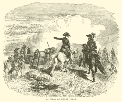 Napoleon na Górze Tabor (rycina) autorstwa French School