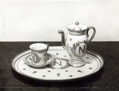 Zestaw kawowy Napoleons (porcelana) autorstwa French School
