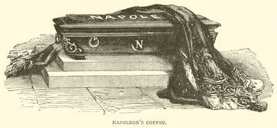 Trumna Napoleona (grawerowanie) autorstwa French School