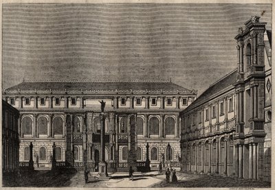 Narodowa Szkoła Sztuk Pięknych w Paryżu, rycina autorstwa French School