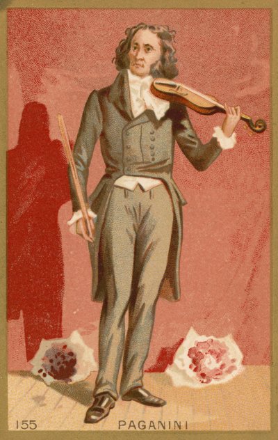 Niccolo Paganini, włoski skrzypek i kompozytor autorstwa French School