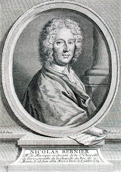 Nicolas Bernier (1665-1734) grawerowany przez Etienne Fiquet (1719-94) (grafika) autorstwa French School