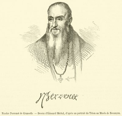 Nicolas Perrenot de Granvelle (grafika) autorstwa French School
