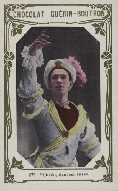 Niżyński, rosyjski tancerz (kolorowe zdjęcie) autorstwa French School