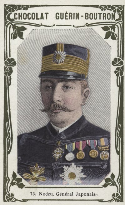 Nodzu, japoński generał (kolorowe zdjęcie) autorstwa French School