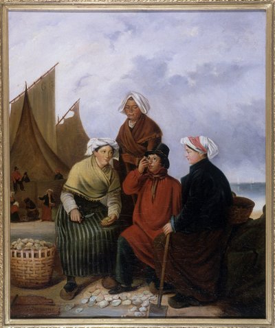 Normandia, degustacja ostryg - Olej marki Francoeur autorstwa French School