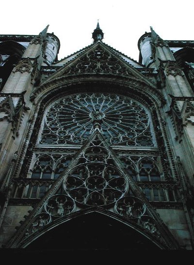 Okno róży północnej, ok. 1280 r. autorstwa French School