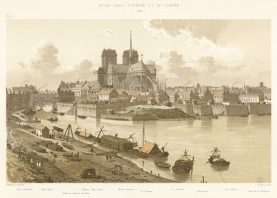 Notre-Dame leveche i klasztor, 1595 autorstwa French School