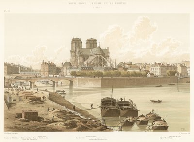 Notre-Dame leveche i klasztor, 1830 autorstwa French School