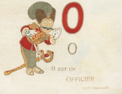 O jest oficerem bojowym. autorstwa French School