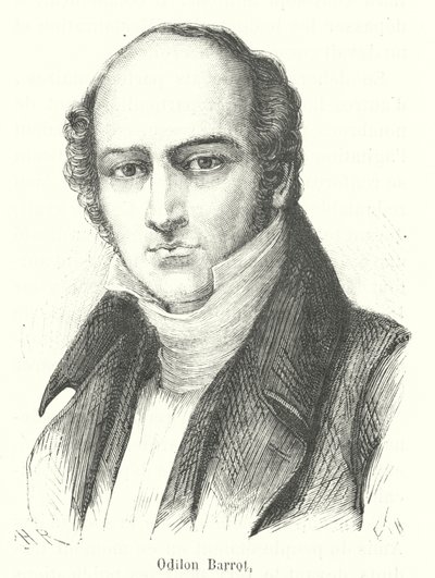 Barrot Odilon (grawerunek) autorstwa French School