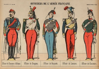 Oficerowie armii francuskiej autorstwa French School