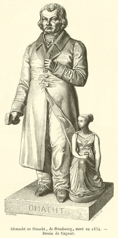 Ohmacht lub Omacht, ze Strasburga, zmarł w 1834 r. (grafika) autorstwa French School