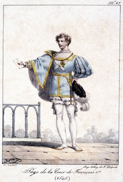 Grawerunek jednostronicowy na dworze Franciszka I ok. 1545 r. autorstwa French School