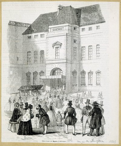 Otwarcie Musee Royal (Musee du Louvre), 15 marca autorstwa French School